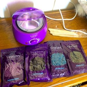 Wax warmer plus hard wax beads/beans